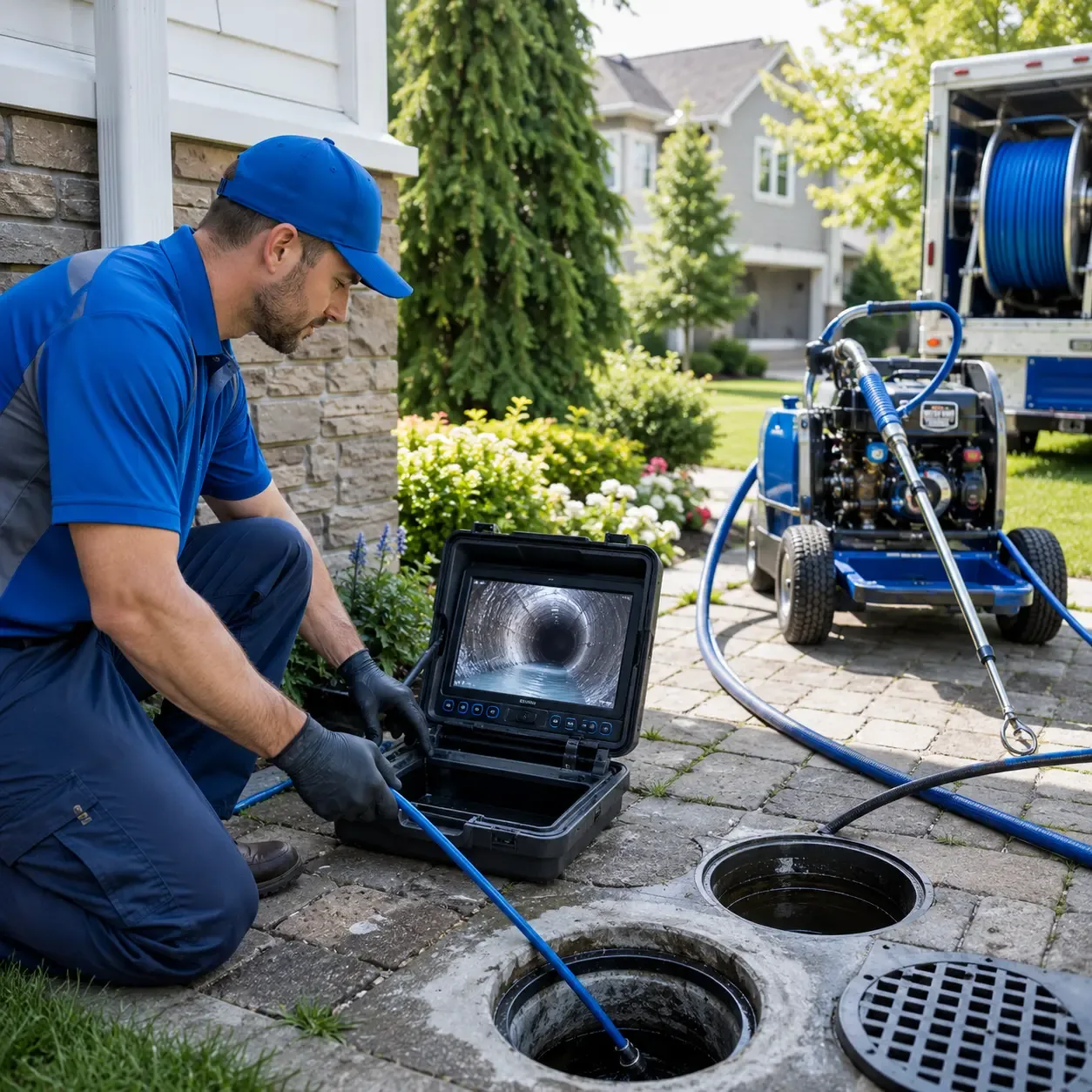 Outdoor drain cleaning professionals serving Preble, NY